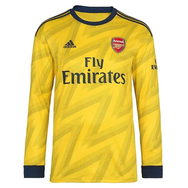 Tailandia Camiseta Arsenal 2ª ML 2019-2020 Amarillo